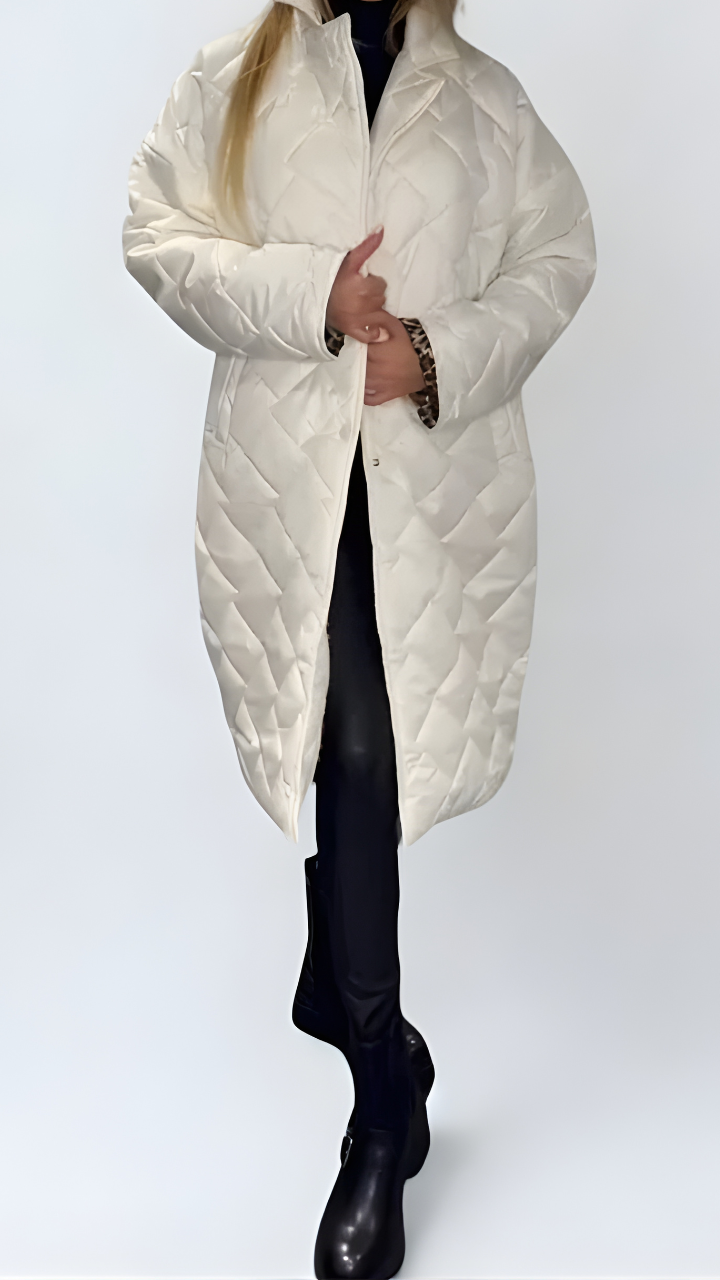 Abrigo acolchado reversible