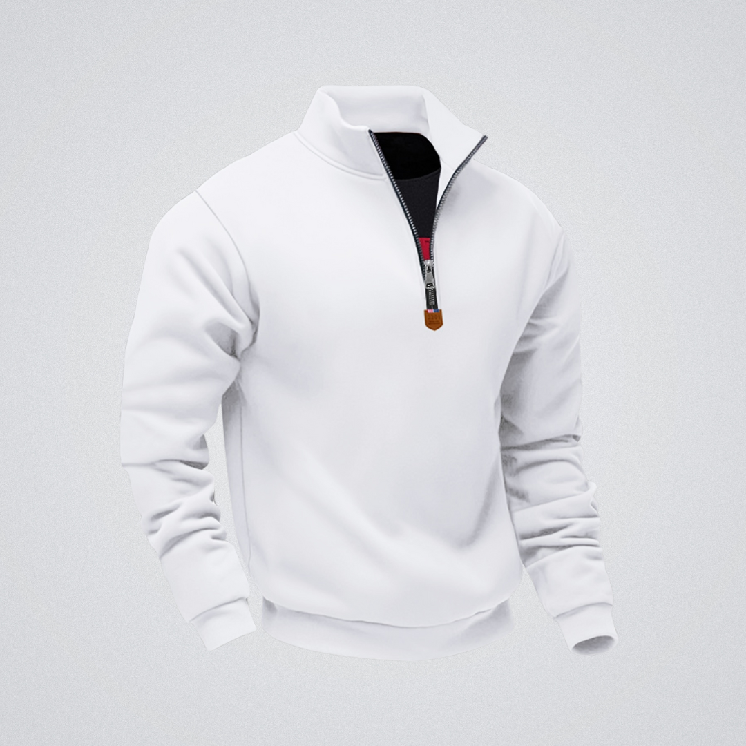 Leo | Sudadera con cremallera y cuello alto: calidez, elegancia y comodidad para el día a día
