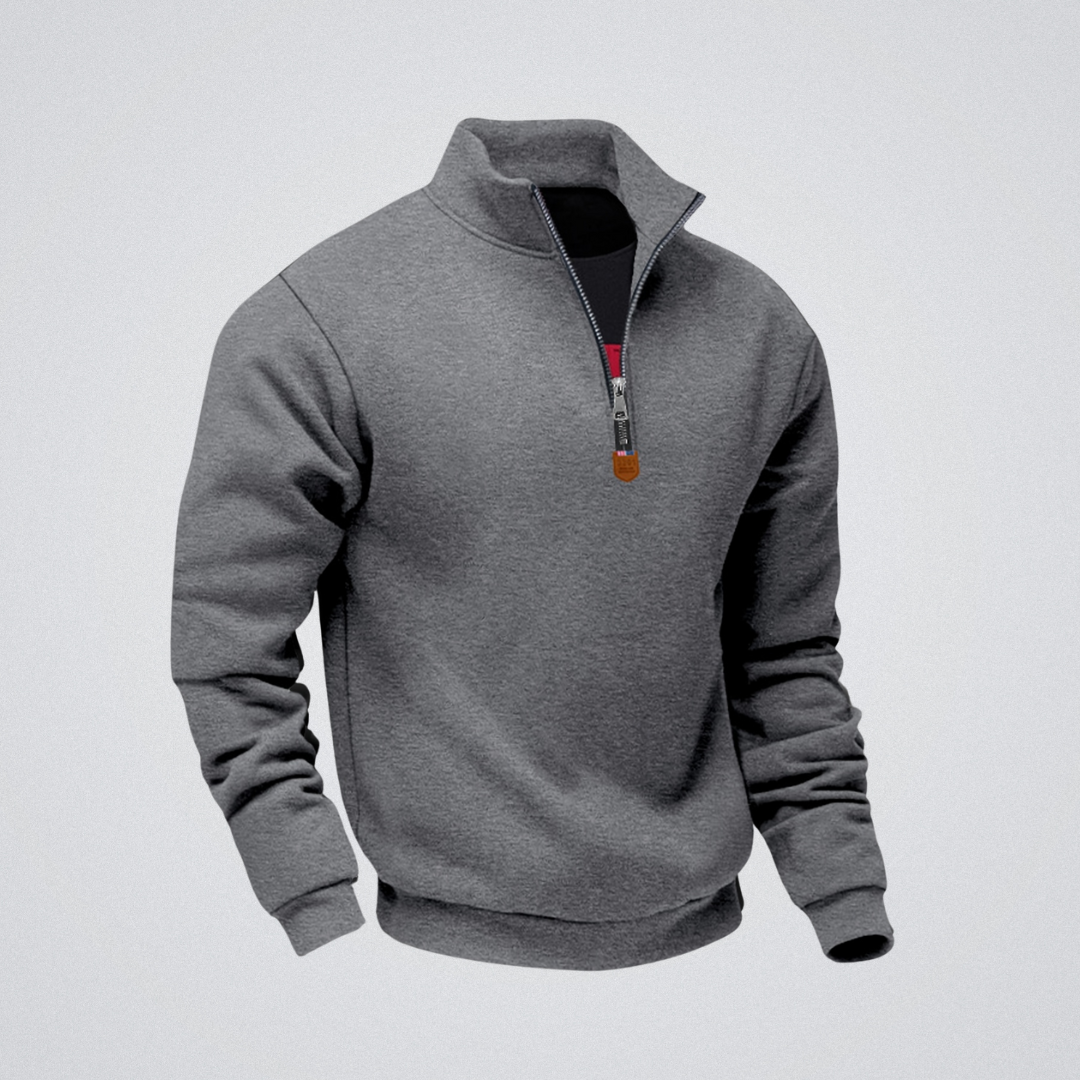 Leo | Sudadera con cremallera y cuello alto: calidez, elegancia y comodidad para el día a día